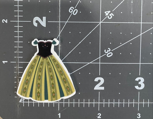 Disney Princess Flat Back Planar Resin - Princess Anna