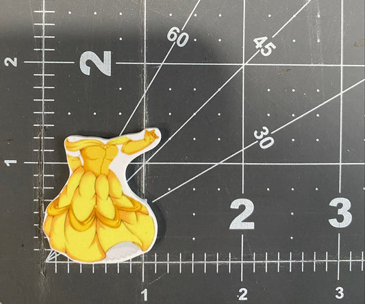 Disney Princess Flat Back Planar Resin - Princess Belle