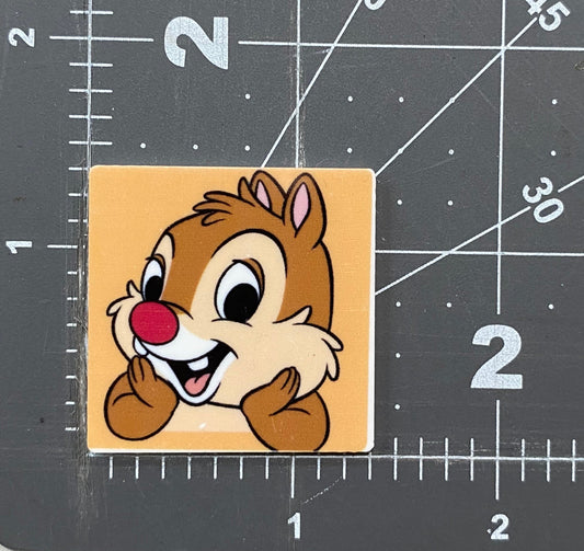 Disney Chip and Dale Flat Back Planar Resin - Dale