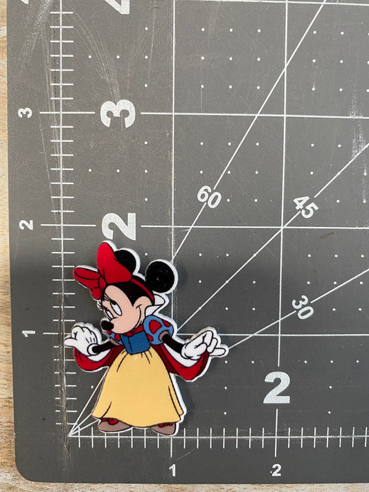 Disney Princess Minnie Flat Back Planar Resin - Snow White