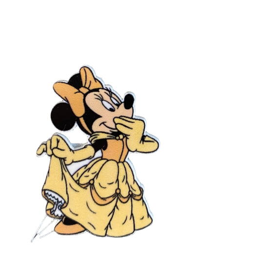 Disney Princess Minnie Flat Back Planar Resin - Belle