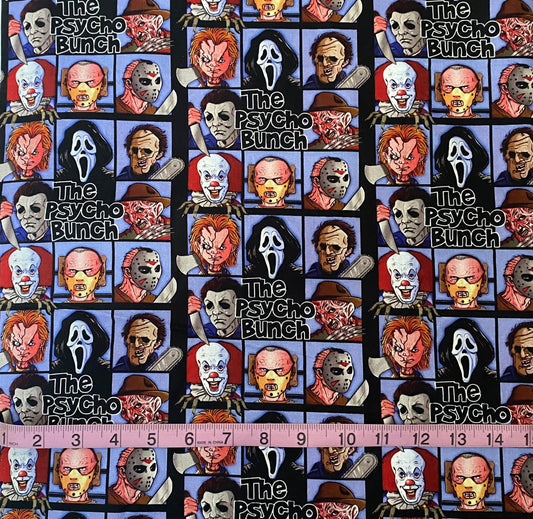 Horror Fabric - The Psycho Bunch