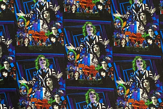 Beetlejuice Fabric