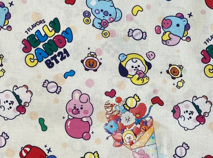BTS Fabric - BT21 Inspired