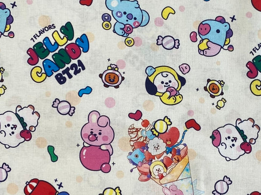 BTS Fabric - BT21 Inspired