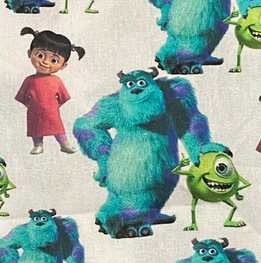 Disney Monsters Inc Fabric