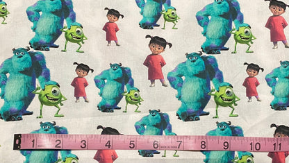 Disney Monsters Inc Fabric