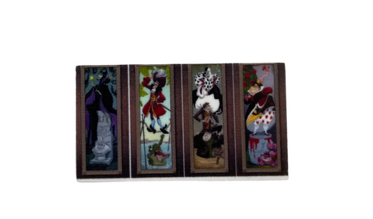 Disney Haunted Mansion Flat Back Planar Resin - Villain Stretch Paintings