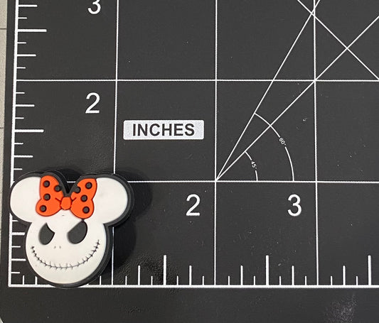 Halloween Hidden Minnie Shoe Charm - Nightmare Before Christmas