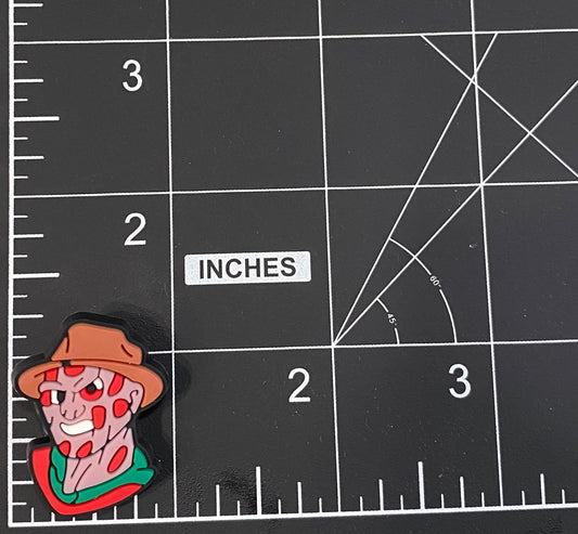 Halloween Shoe Charm - Freddie Krueger