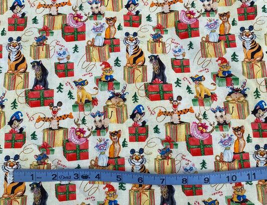 Disney Christmas Fabric Collage