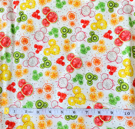 Disney Mickey Icon Fabric - Fruits