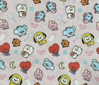 BTS Fabric - BT21 Inspired