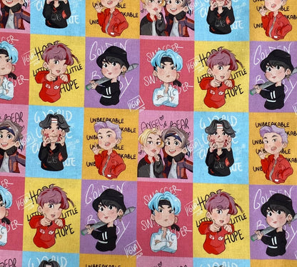 BTS Fabric - Tiny Tan Mic Drop