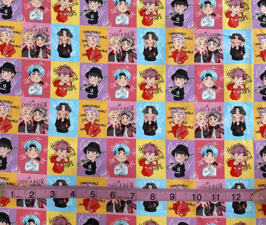 BTS Fabric - Tiny Tan Mic Drop