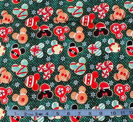 Disney Christmas Fabric Collage