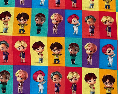 BTS Fabric - Tiny Tan Idol Era