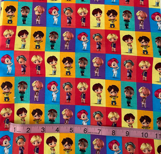 BTS Fabric - Tiny Tan Idol Era