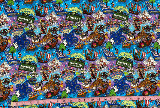 Disney Park Fabric