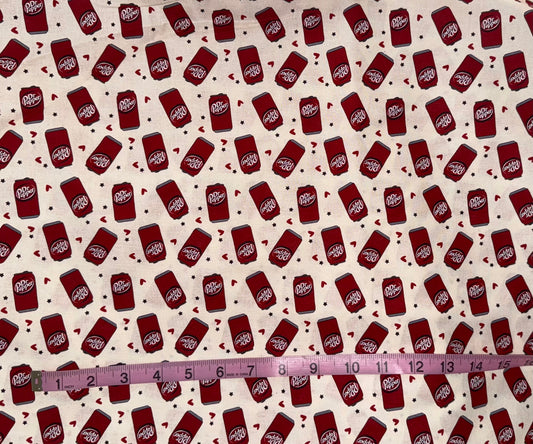 Dr Pepper Fabric