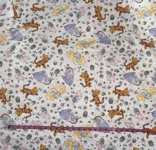 Disney Winnie The Pooh Fabric Vintage