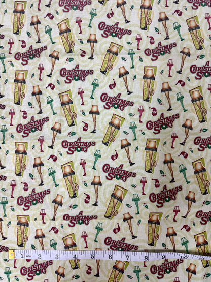 Christmas Story Fabric Collage