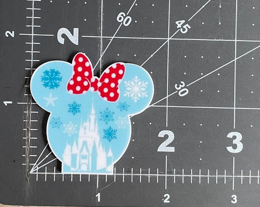 Disney Christmas Flat Back Planar Resin