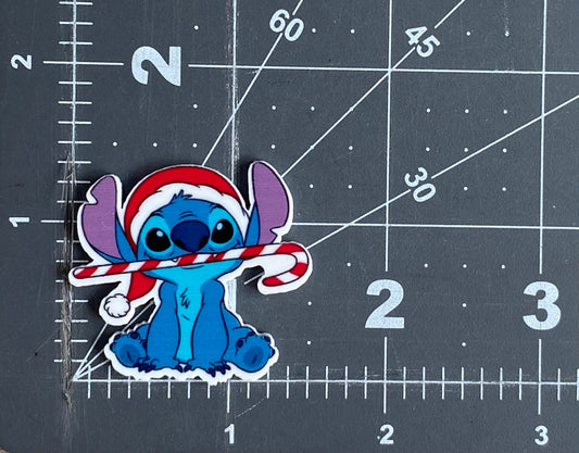Disney Christmas Flat Back Planar Resin - Stitch