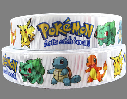 Pokemon Grosgrain Ribbon