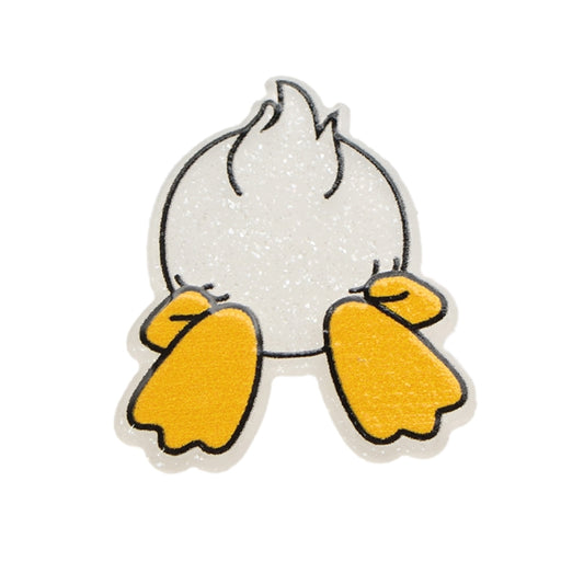 Disney Duck Butt Flat Back Planar Resin - Glitter
