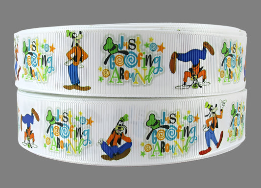 Disney Goofy Grosgrain Ribbon - Just Goofing Around