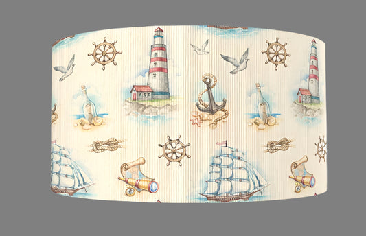 Coastal Collage Grosgrain Ribbon