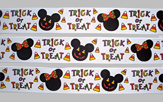 Disney Halloween Grosgrain Ribbon - Trick or Treat