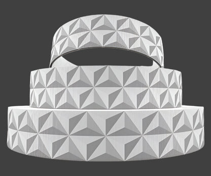 Disney Epcot Ball Grosgrain Ribbon
