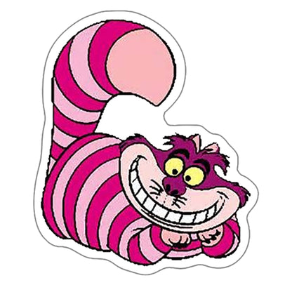 Alice In Wonderland Flat Back Planar Resin - Cheshire Cat