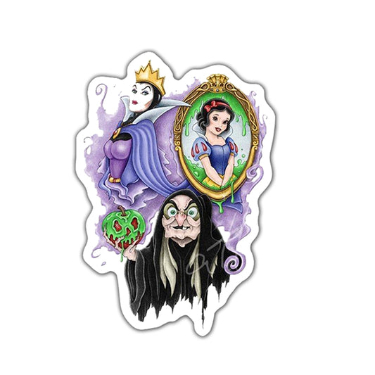 Disney Snow White and the Seven Dwarfs Flat Back Planar Resin - Evil Queen
