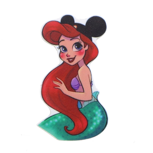 Disney Little Mermaid Flat Back Planar Resin - Ariel