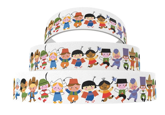 Disney It's A Small World Grosgrain Ribbon