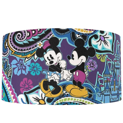 Disney Paisley Mickey and Minnie Grosgrain Ribbon