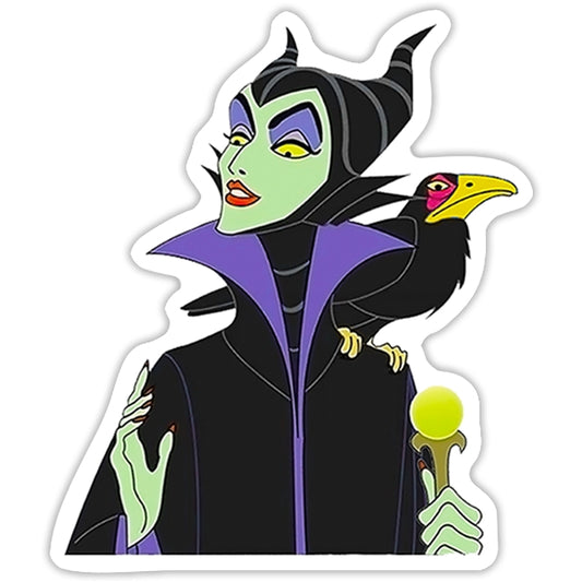 Disney Sleeping Beauty Flat Back Planar Resin - Maleficent