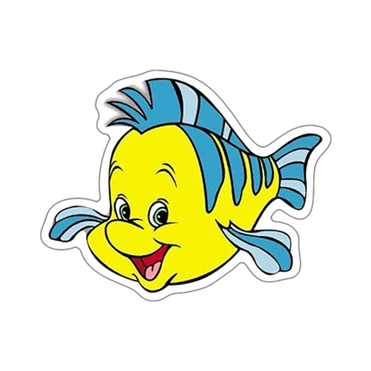 Disney Little Mermaid Flat Back Planar Resin - Flounder
