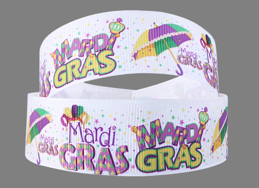 Mardi Gras Grosgrain Ribbon