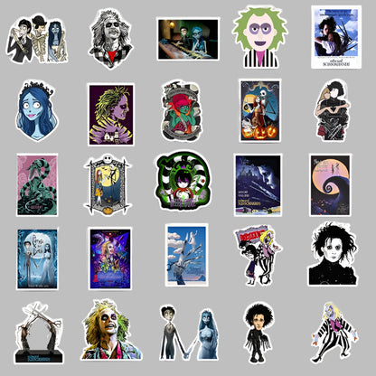 Tim Burton Movie Stickers