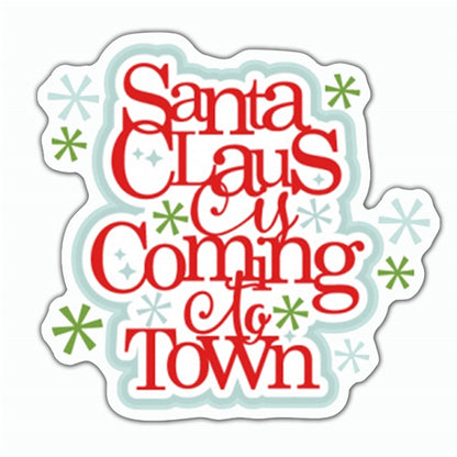 Disney Christmas Flat Back Planar Resin - Santa Claus is Coming to Town