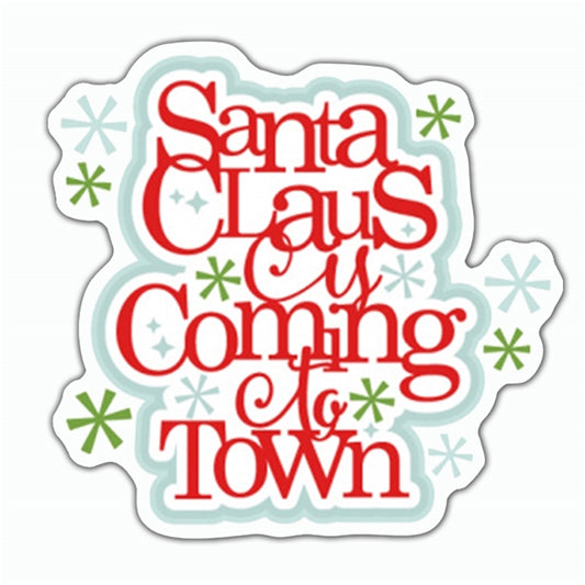 Disney Christmas Flat Back Planar Resin - Santa Claus is Coming to Town