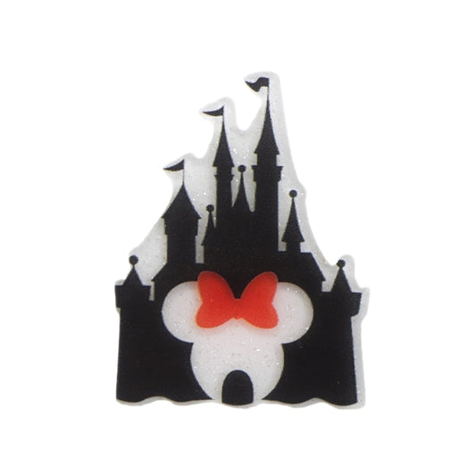 Disney Parks Flat Back Planar Resin - Minnie Mouse Castle