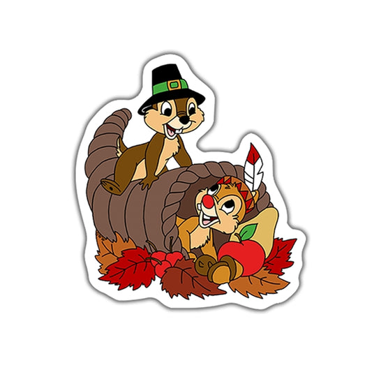 Disney Chip and Dale Flat Back Planar Resin - Cornacopia