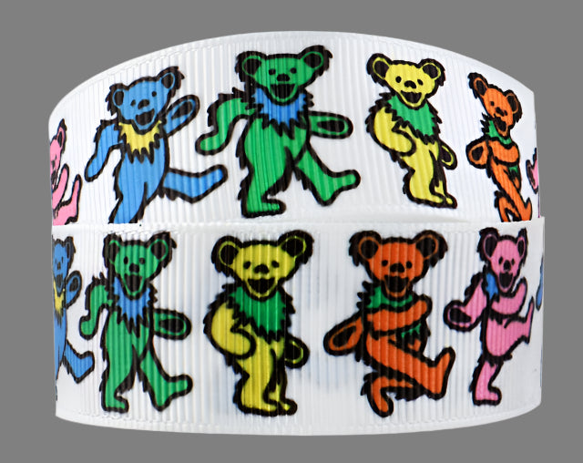 Grateful Dead Bears Grosgrain Ribbon – Boutique Crafting