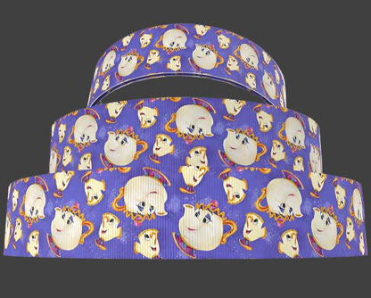 Disney Beauty and the Beast Grosgrain Ribbon Mrs. Potts