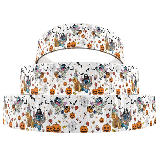 Disney Stitch Halloween Grosgrain Ribbon
